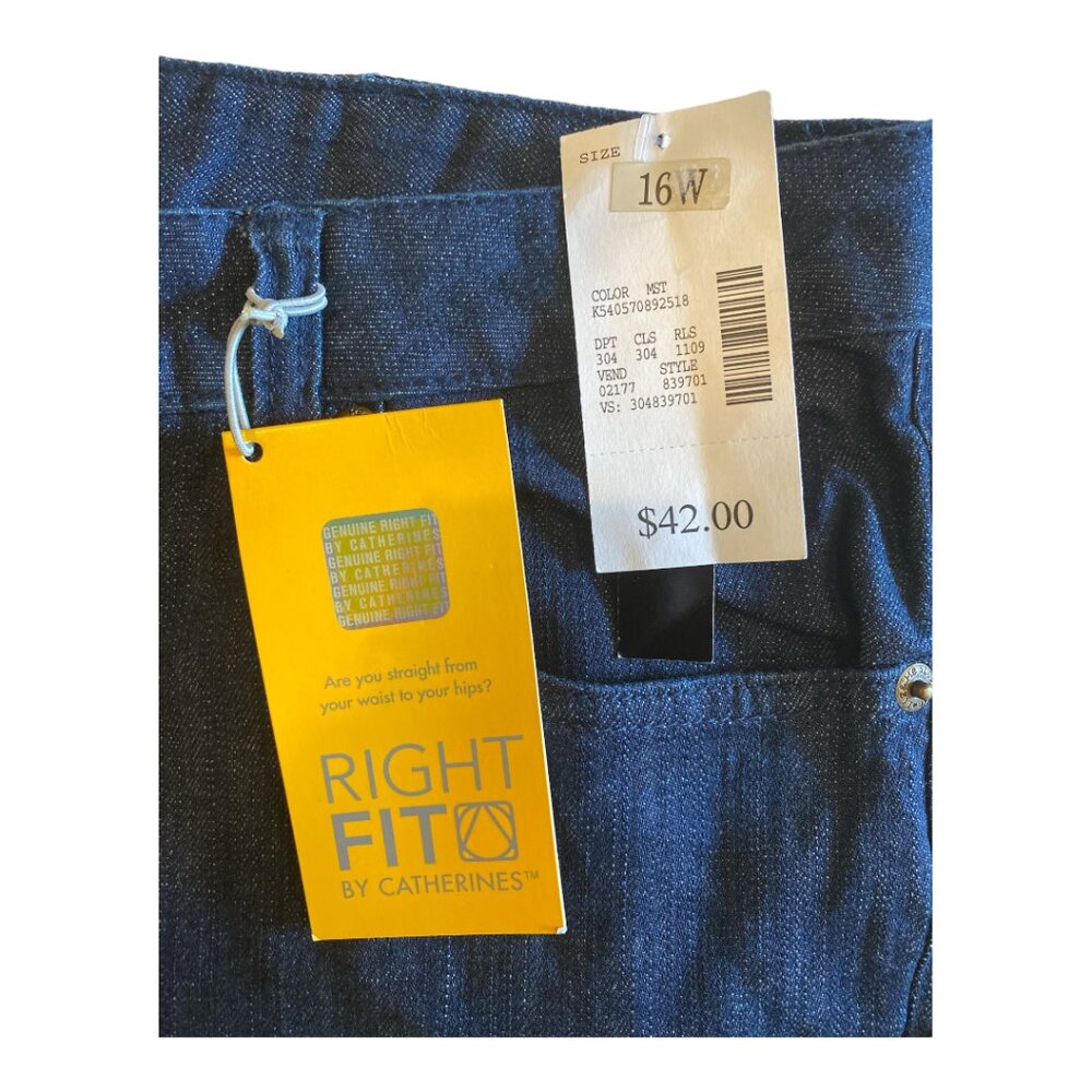 **NWT** Liz & Me Blue Jeans by Catherines Women's Size 3 (16W) - Picture 5 of 10
